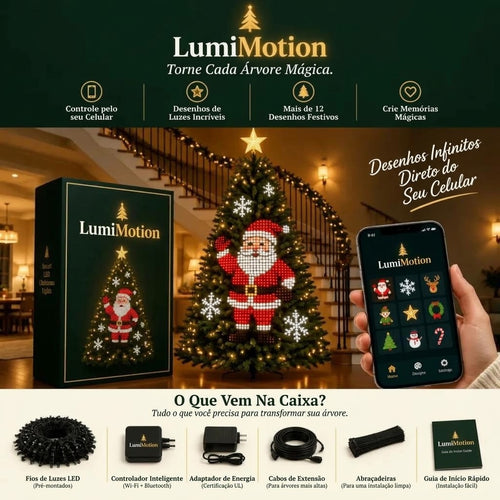 LumiMotion™ | Luzes Natalinas Inteligentes