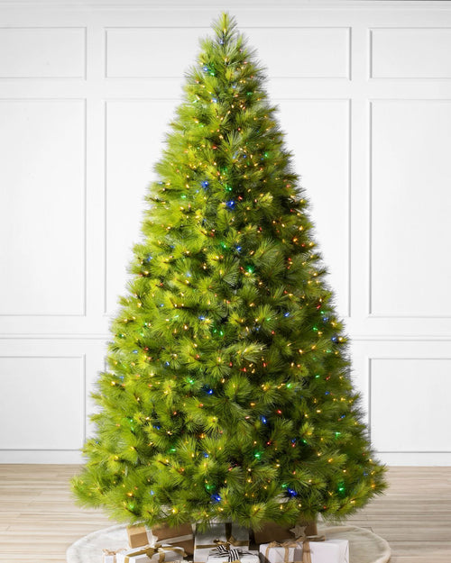 Árvore de Natal Pinheiro Agulha LED Colorido Embutido | Volume Espetacular e Alegria no Seu Lar