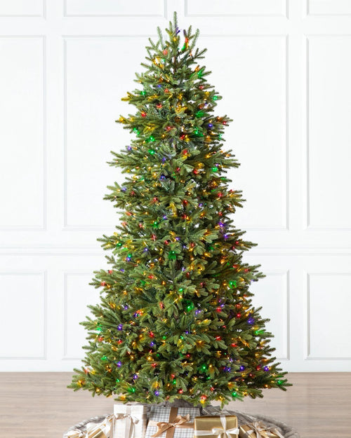 Árvore de Natal Pinheiro Imperial LED Colorido Embutido | O Brilho e a Alegria do Natal Tradicional na Sua Sala