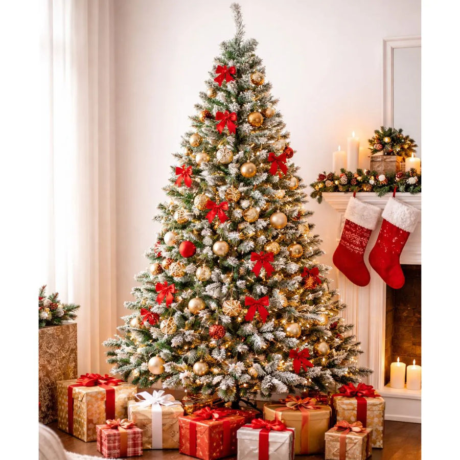 Árvore de Natal Nevada Encanto 1,50m – 450 Galhos